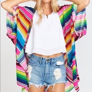Show Me Your MuMu Serape Party Cloud Kimono
